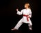 Kata karate girl