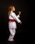 Kata karate girl