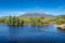 Katahdin mountain in Baxter State Park on an early fall afternoon