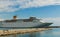 KATAKOLO, GREECE - October 31, 2017: Costa Neoclassica cruise ship anchoring at the port of Katakalon