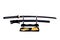 Katana Japanese sword on black stand