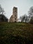 Katarinka - Church and Monastery of St. Catherine ruins in Dechtice, Slovakia