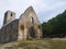 Katarinka church ruins near Nahac village in Slovakia