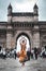 Kathak poses middle in Gateway of India