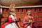 Kathakali tradional dance actor. Kochi (Cochin), India