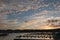 Katherine Landing Marina on Lake Mohave at sunset