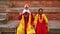 KATHMANDU, NEPAL - JUNE 2013: Sadhu People, traditional Hindu outfit