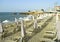 Kato Gouves beach parasols in Crete