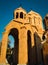 Katoghike Holy Mother of God Church and Saint Anna Church. Armenian architecture. Yerevan City center, Armenia. Religious backgrou