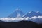 Katung Kang mountain. Nepal, Annapurna circuit trek