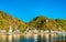 Katz Castle above Sankt Goarshausen town in the Rhine Gorge, Germany