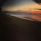 Kauai sunset on an empty beach