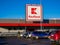 Kaufland entrance, one of the biggest grocery stores in Europe.