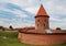 Kaunas, Lithuania - June 26, 2018: View of Kaunas Castle, The medieval strengthened castle