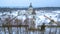 Kaunas, Lithuania: Pazaislis Monastery and Church in winter