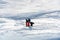 KAUNERTAL GLACIER, AUSTRIA- APRIL 12 2019; A group of skiers is preparing for skitour.