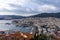 Kavala, Greece. A high landscape view of the city