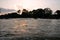 Kavery River Cauvery at Dubare near Kushalnagar in Karnataka State of India during sunset