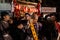 Kawaguchiko, Japan - September 19, 2019: People carrying a Mikoshi in Kawaguchiko.