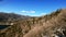 Kawaguchiko lake and snow mountain at Fujyoshida town take from ropeway