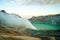 Kawah Ijen volcanic crater at morning dawn, Java, Indonesia