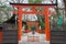 Kawai-jinja Shrine at Shimogamo-jinja Shrine in Kyoto, Japan. It is part of UNESCO World Heritage Site.