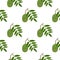 Kawaii Cartoon Ambarella Fruit. Seamless Patterns