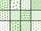 Kawaii frog cartoon character. Seamless pattern