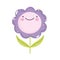 Kawaii gardening cartoon cute flower character