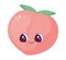 kawaii grapefruit design