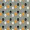 Kawaii Halloween seamless pattern with balloons