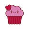 kawaii love cup cake heart valentine