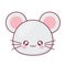 Kawaii mouse animal cartoon vector design