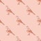 Kawaii Rufous Bellied Thrush Vector Repeat Pattern