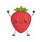 kawaii strawberry fruit image