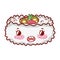 Kawaii sushi rice fish vegetables cartoon, sushi and rolls