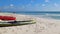 Kayak on the beach in Mexico