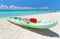 Kayak on the Caribbean beach