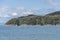 Kayak flotilla sailing in Tonga bay near Kaiteriteri, Abel Tasman park, New Zealand