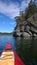 Kayak near Pender Island coast