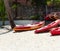 Kayak Park on the beach.