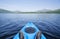 Kayak on peaceful calm water on Loch Lomond in Scotland