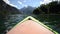 Kayak tour on the scenic lake in Austria