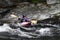 Kayaker In The Hudson River White Water Derby, North Creek, New