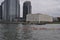 Kayakers in the East River in New York City