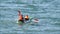 Kayaking couple