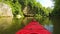 Kayaking on Grayson Lake in Kentucky