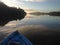 Kayaking on the Kerikeri Inlet, New Zealand, NZ, at dawn