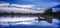 Kayaking on a mirror...alligator lake in florida..beautiful colors