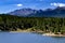 Kayaking and Paddle Boarding on Mountain Lake